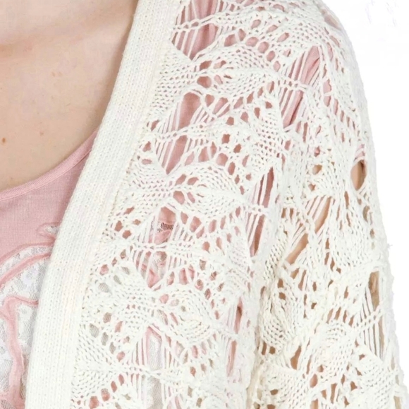 Roxy Open Knit Beach Cardigan - Picture 4 of 14